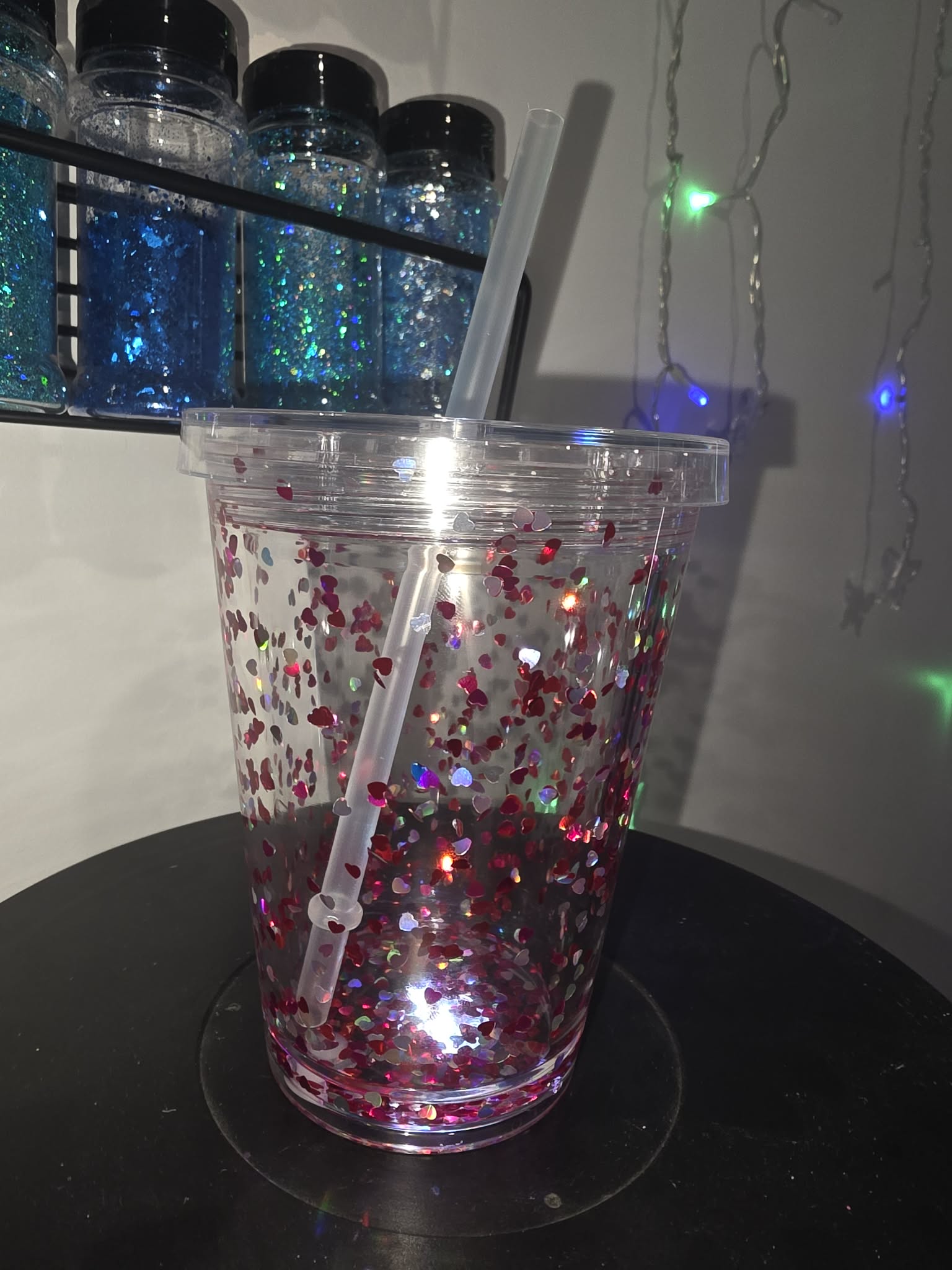 Valentines Heart Waterfall 12oz Premade