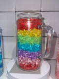Rainbow Rhinestone 16 handle
