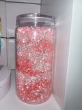 Pink Rhinestone 16oz
