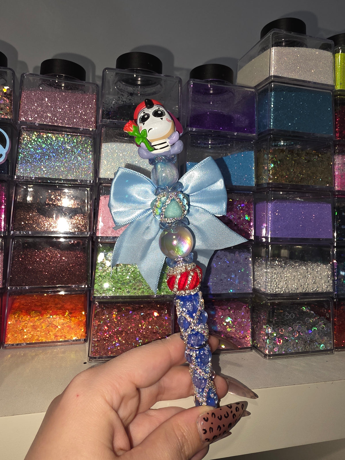 Blue Donkey Bling Pen