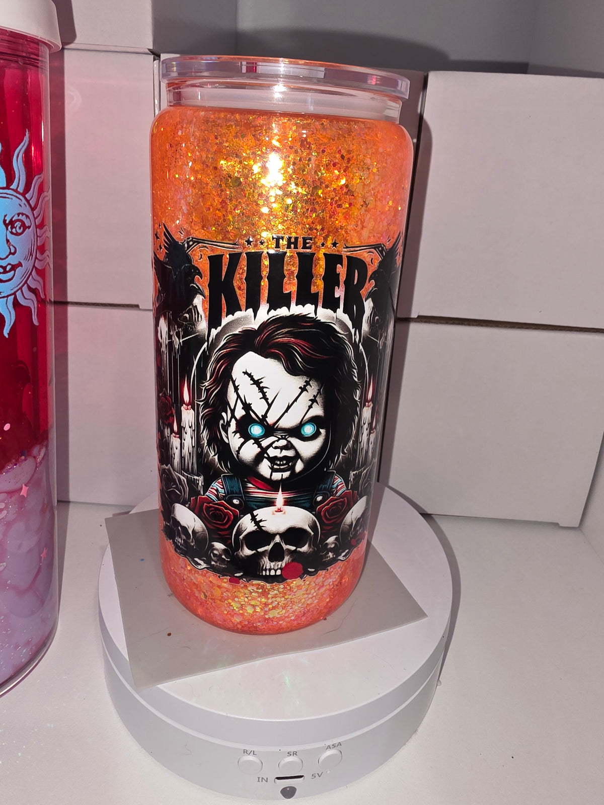 Chucky 20oz Glass premade