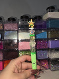 Green Super Girl Bling Pen