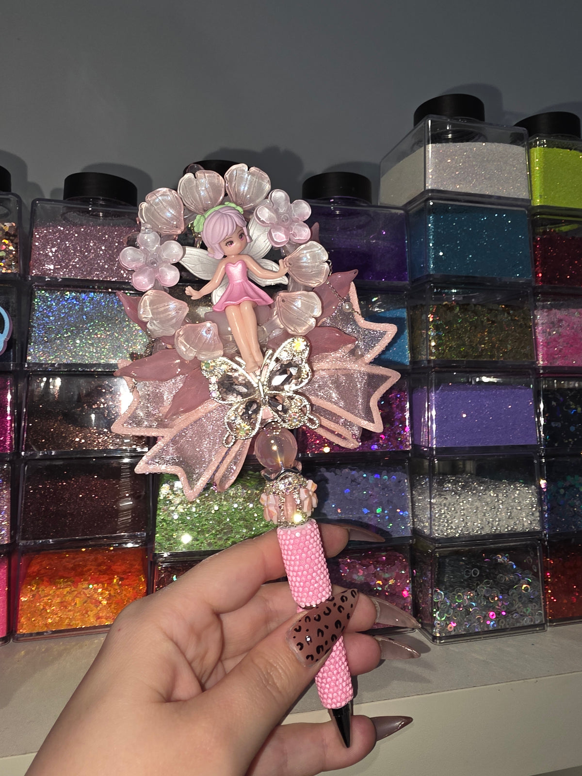 Fancy Pink Fairy Pen